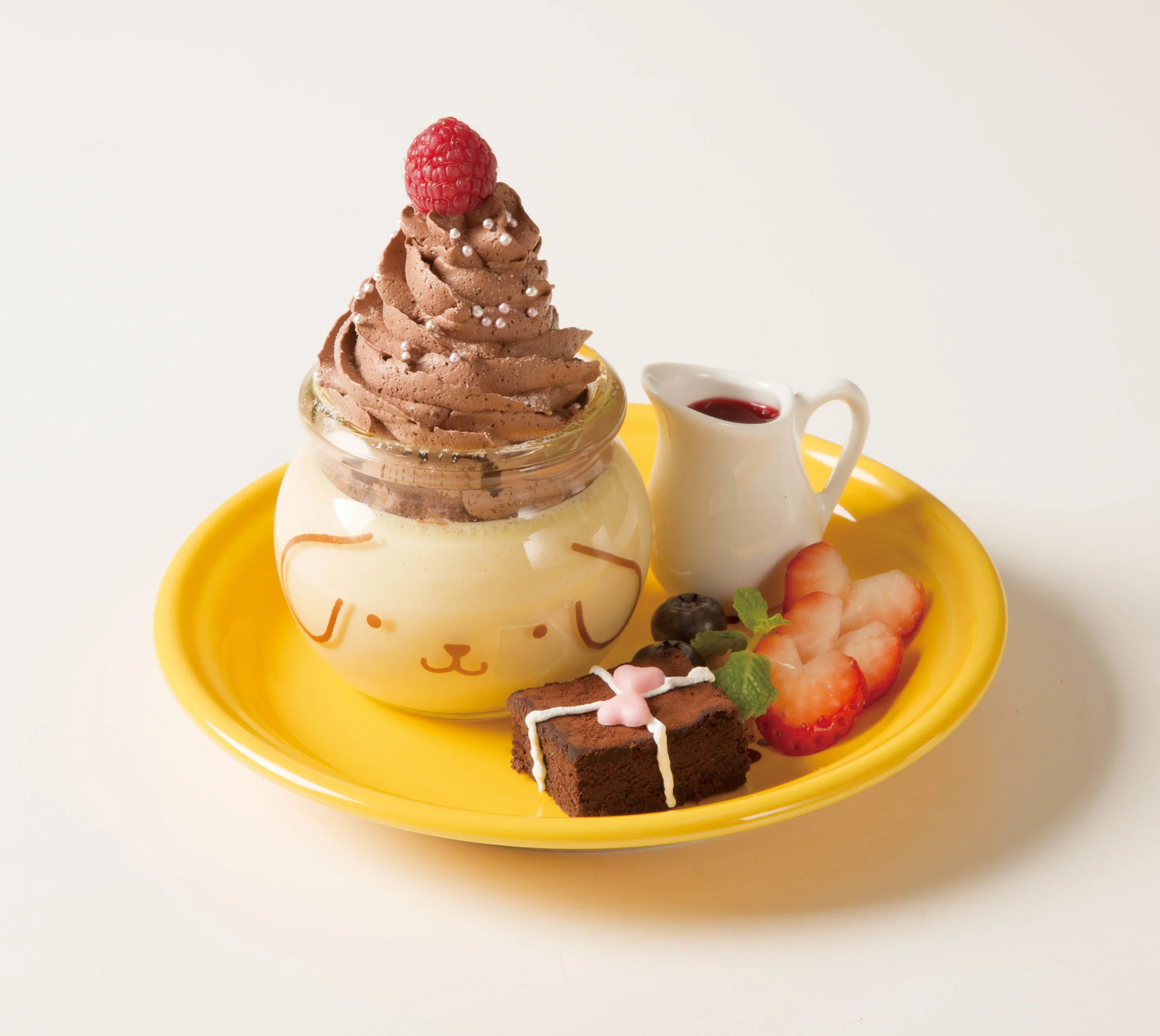 4. ココアクリームONホワイトチョコプリン