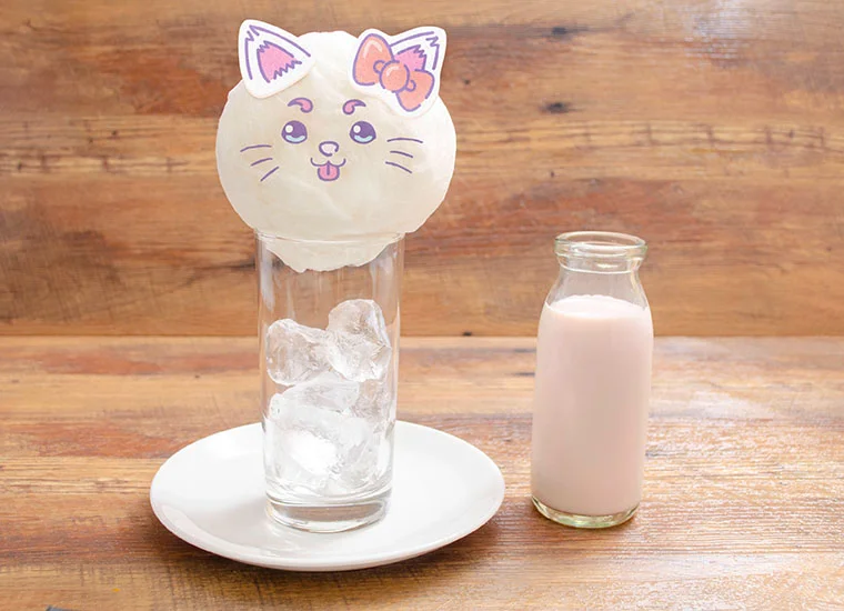 8. 定春のわたがしドリンク