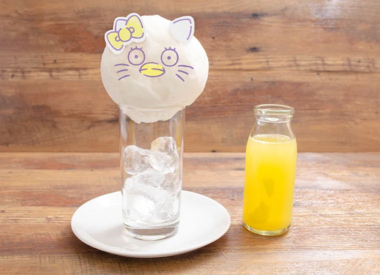 9. エリザベスのわたがしドリンク