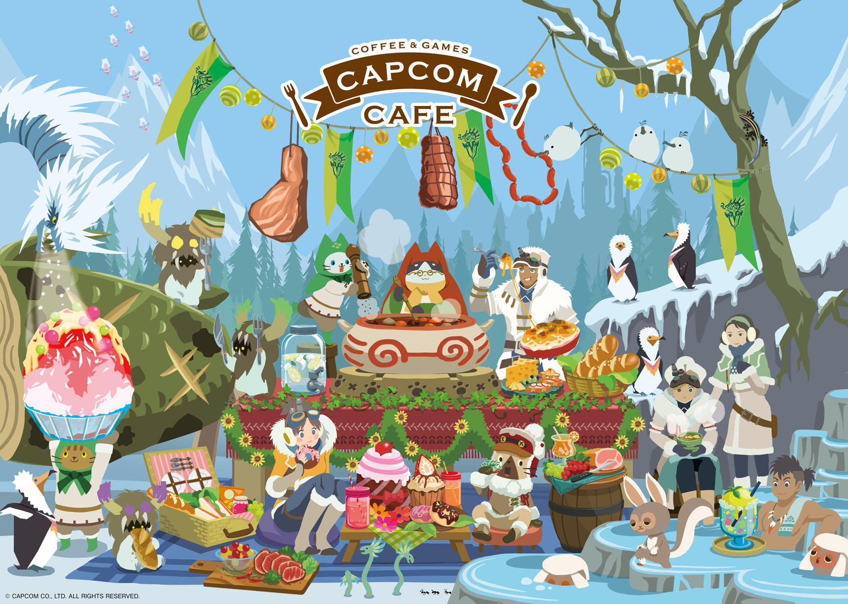 Monster Hunter World Iceborn Cafe September 5 October 16 19 Dango News Monster Hunter World Iceborn Cafe September 5 October 16 19 Dango News