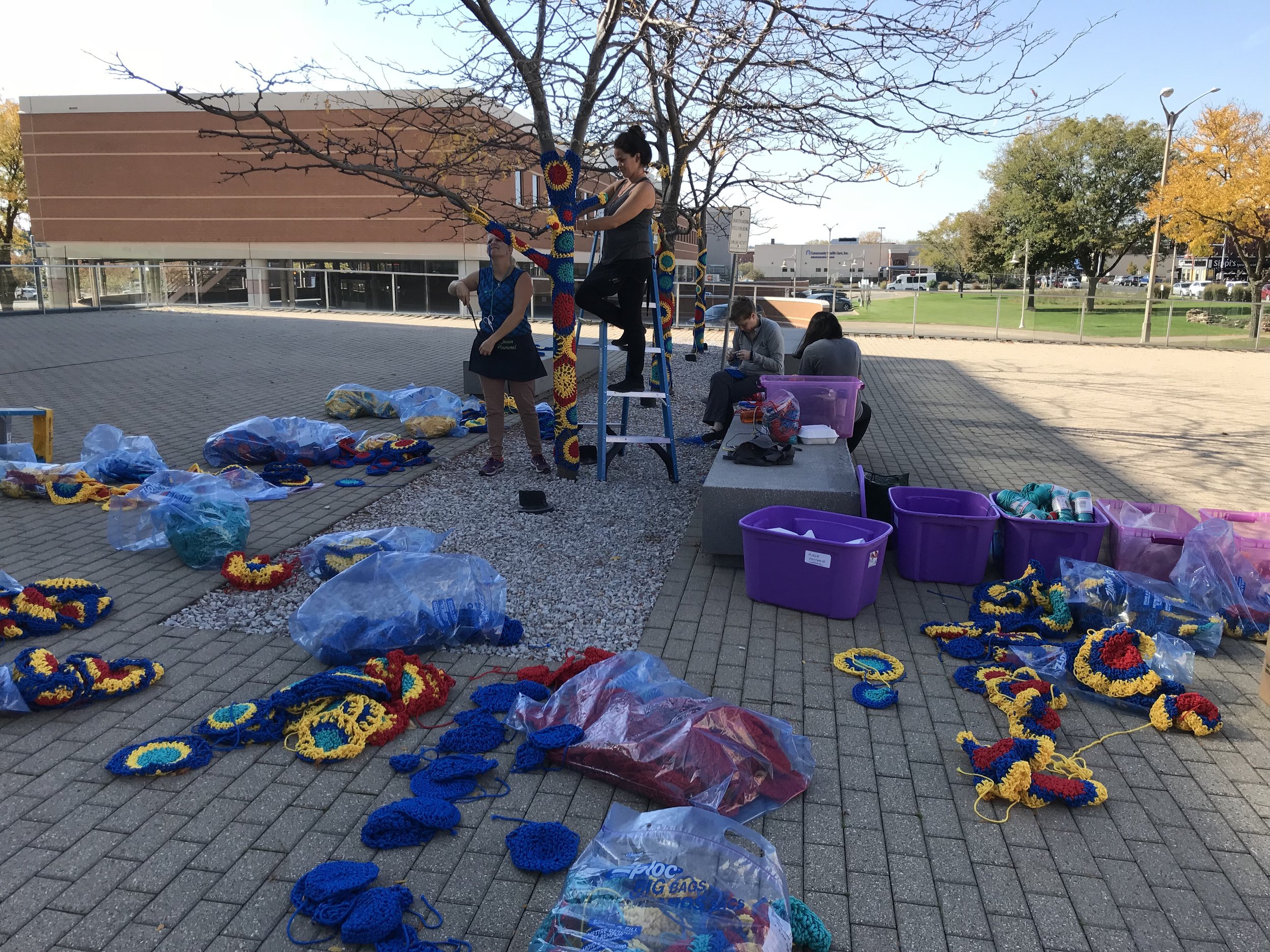 Installation at the Figge Art Museum (photo courtesy of Carol Hummel)