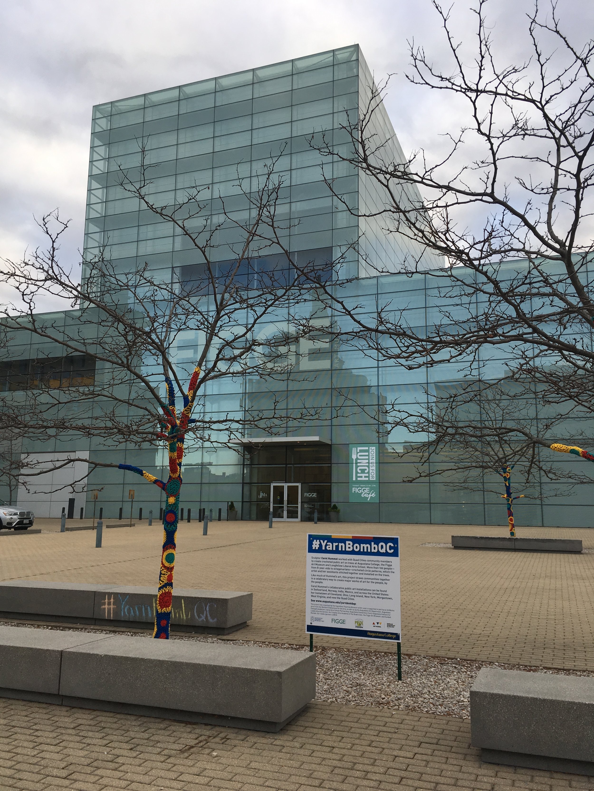 Finished installation, Figge Art Museum