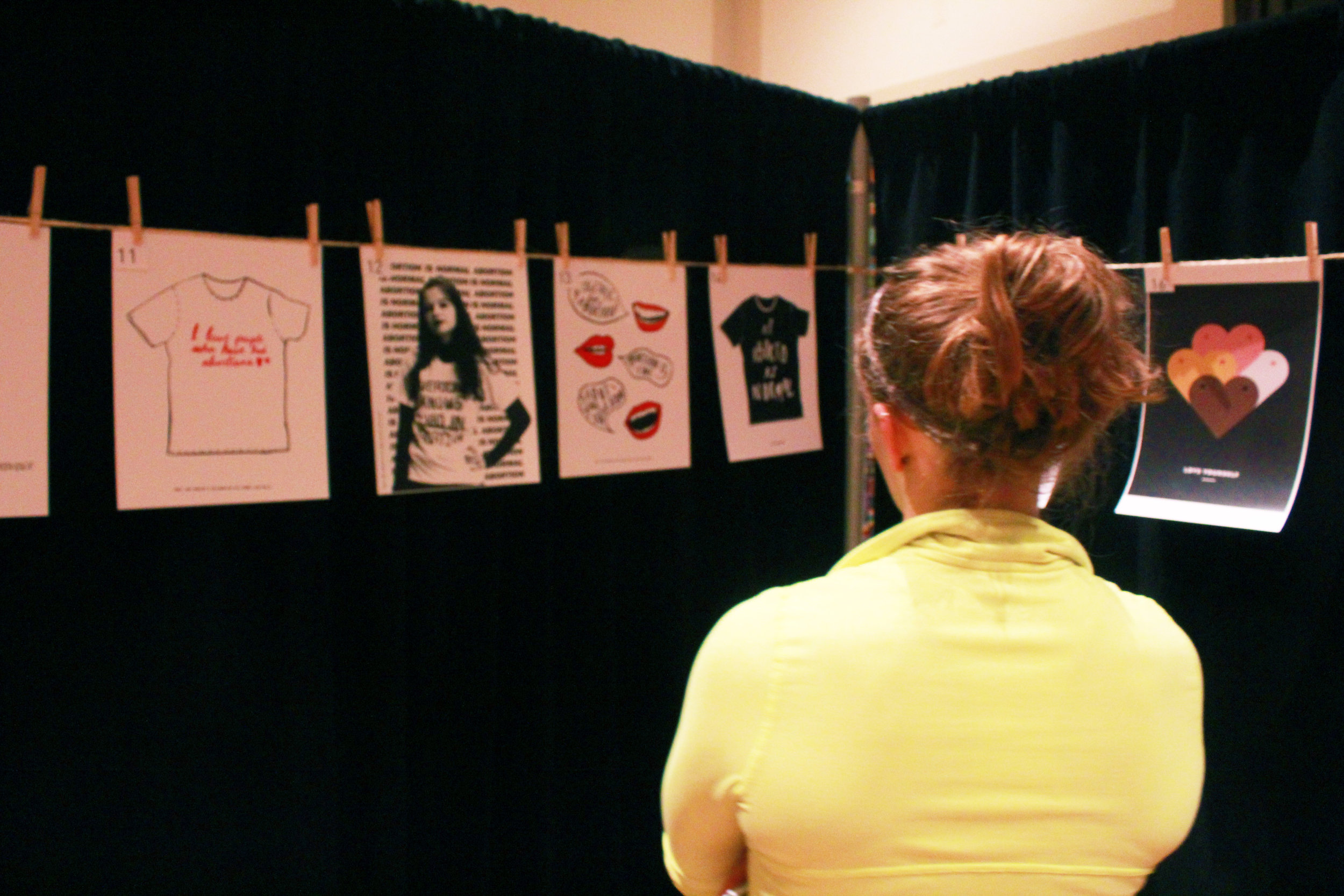 #AbortionIsNormal pop-up art exhibition (2018). Photographer: Comet Blecha.