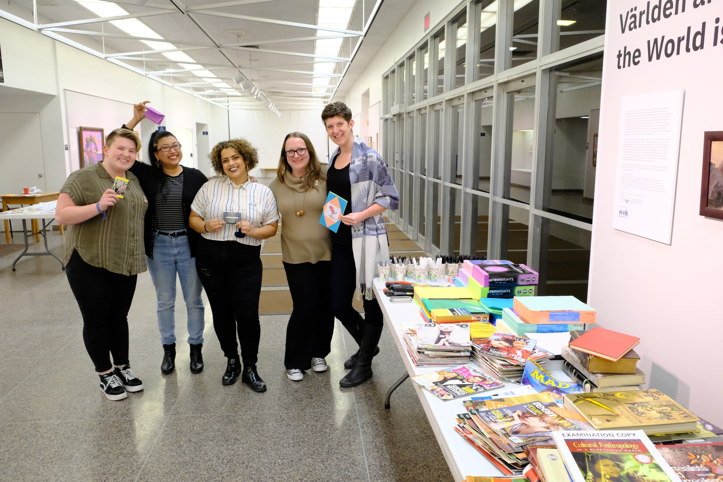 SYA/For the People Artists Collective zine-making workshop (2019)