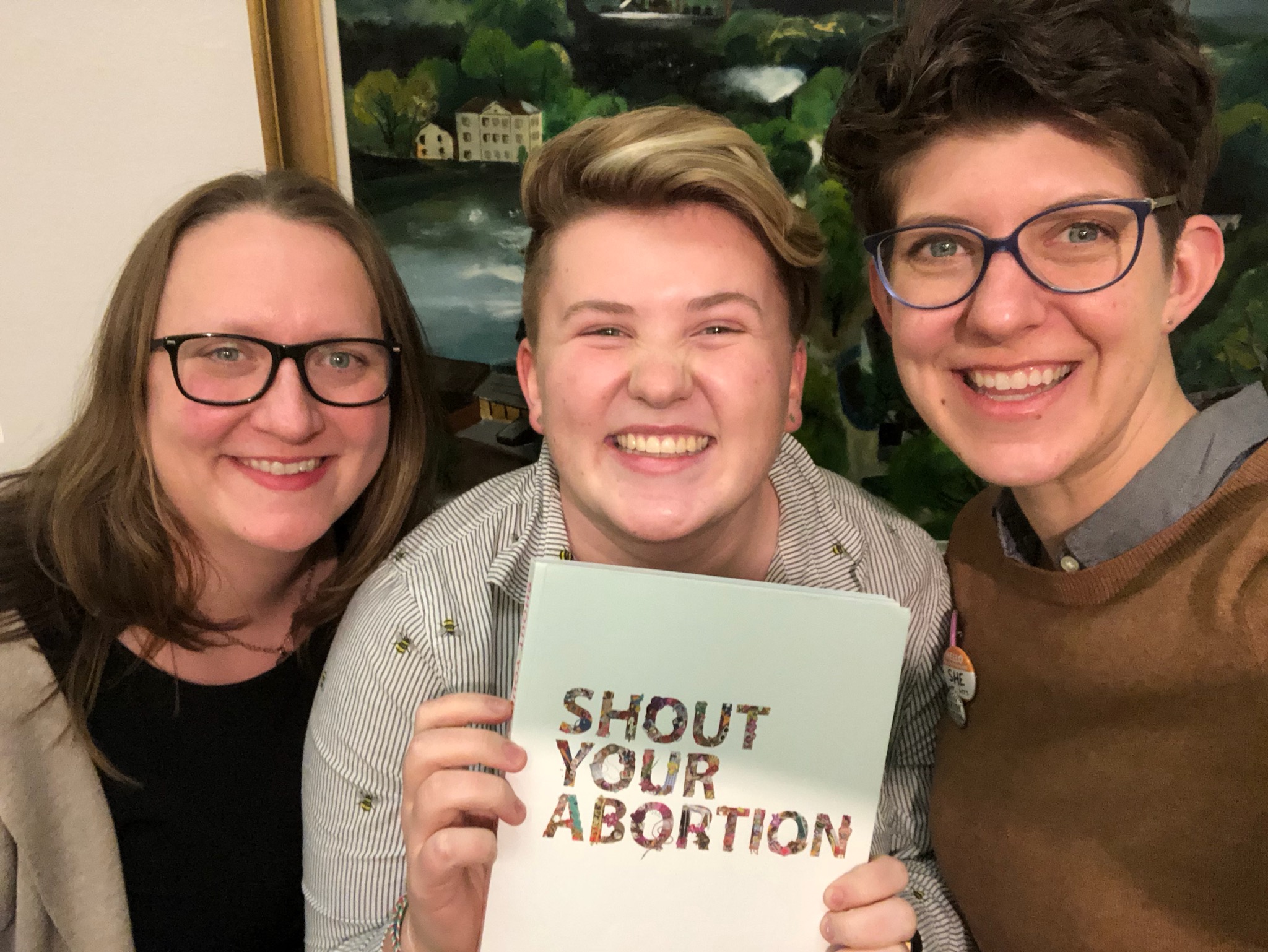  Organizers of the Augustana Shout Your Abortion book club (2019) 