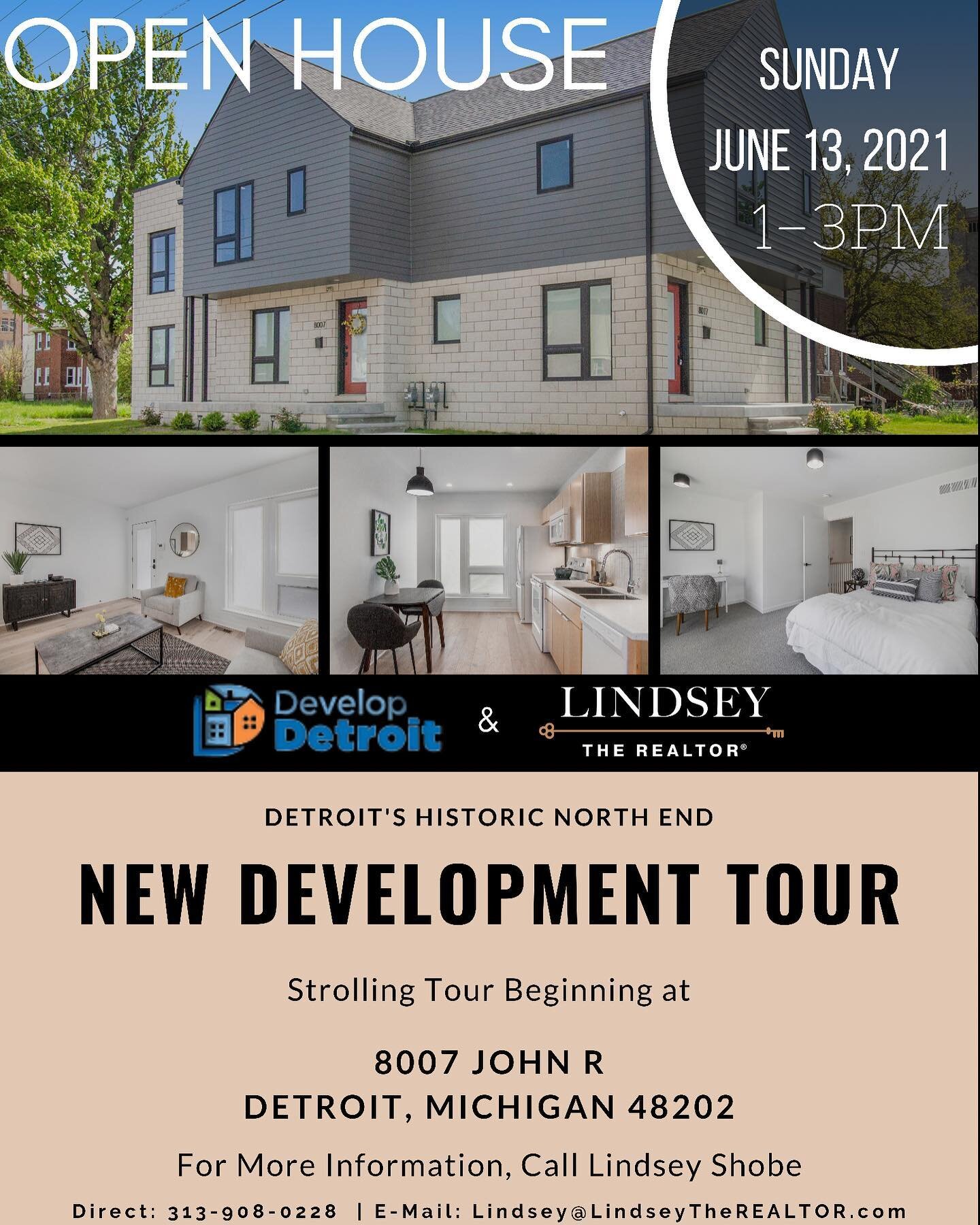 Hey guys! I know it&rsquo;s been a little bit. But, you&rsquo;ve all been keeping me busy!

Hopping back on to share some exciting news about an awesome new development in Detroit&rsquo;s North End!

Join me and my partners at Develop Detroit on Sund