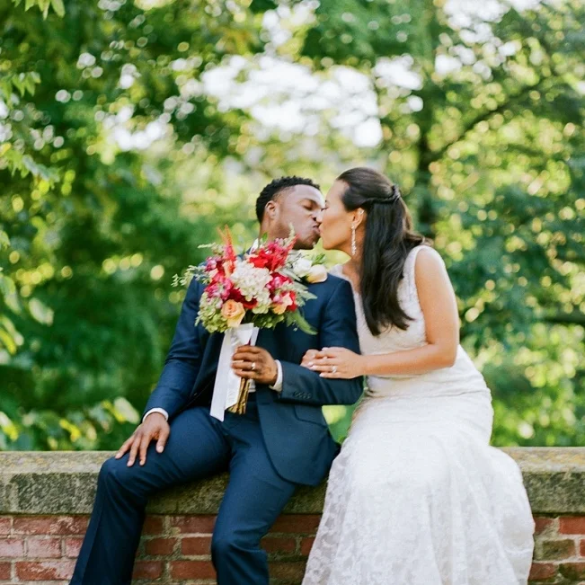Rain Could Not Stop Jamie and OJ's Garden Court Wedding