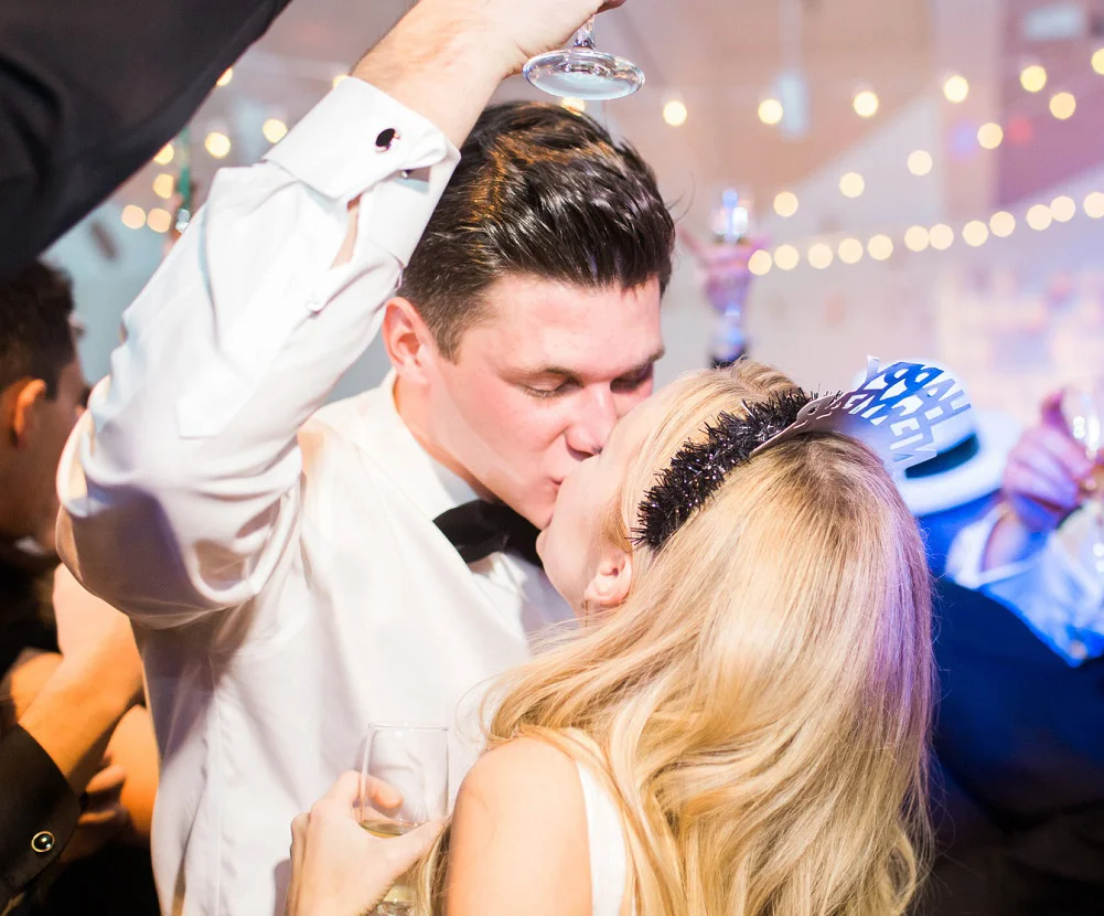                                                  Beautiful New Year's Eve Wedding