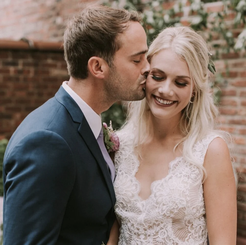                                   Styled Moody Romance Courtyard Wedding 