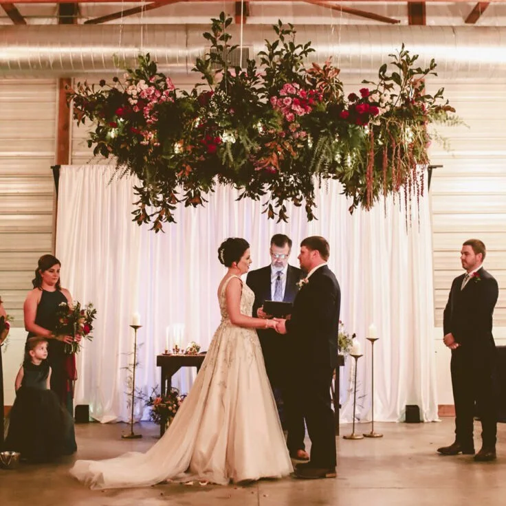                                      Wesley and Mark's Wedding Romantic Wedding