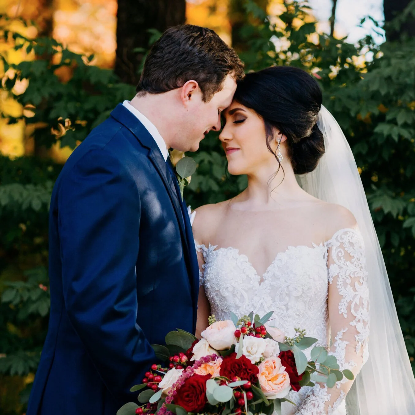                                                   Leah and Nick's Elegant Wedding