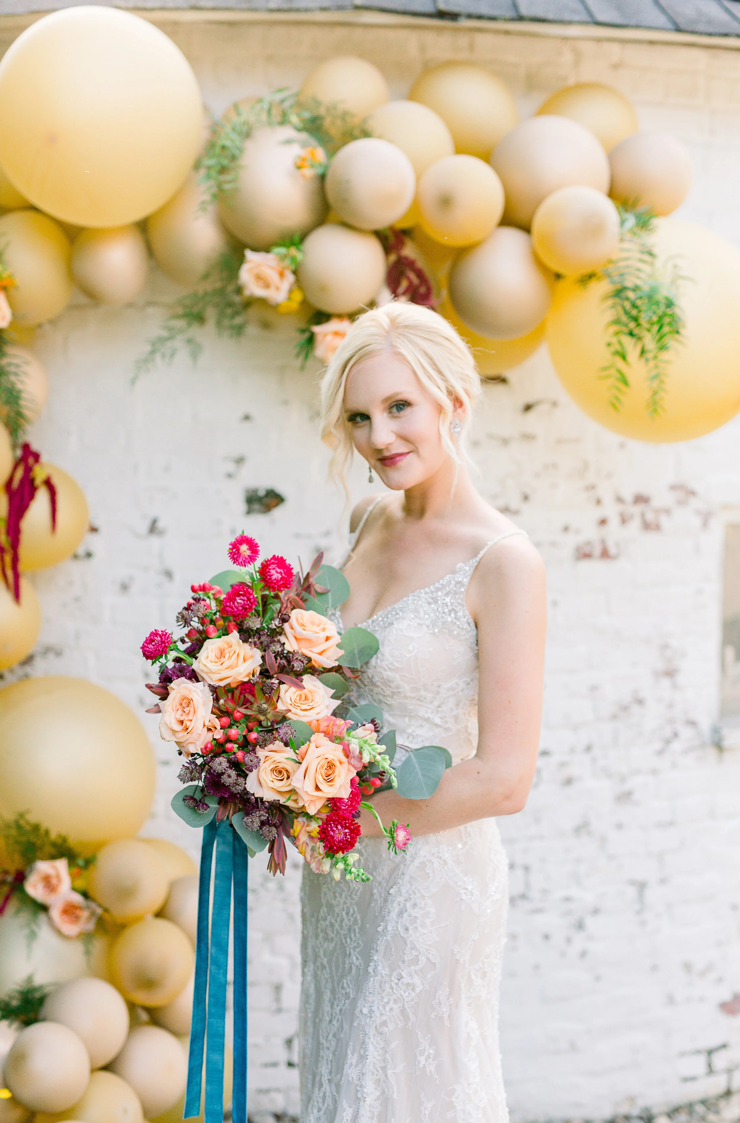                                             Jewel-Toned Bed and Breakfast Styled Shoot