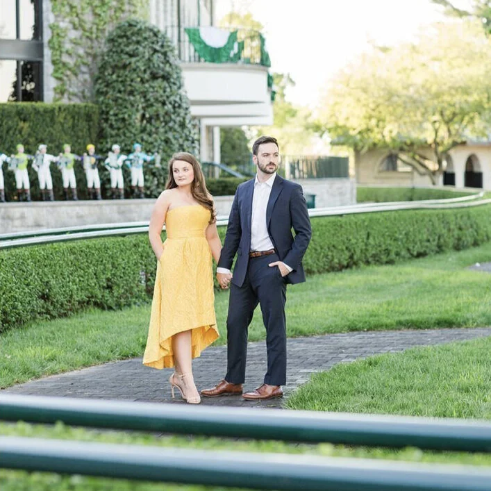                                Virginia and Zack's Keeneland Engagement