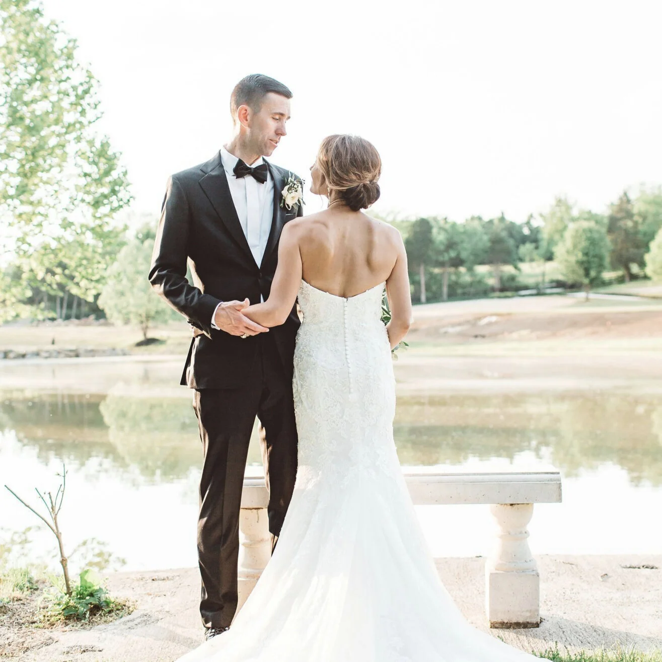                                     Julie + Rich's Classic Hazelnut Farm Wedding