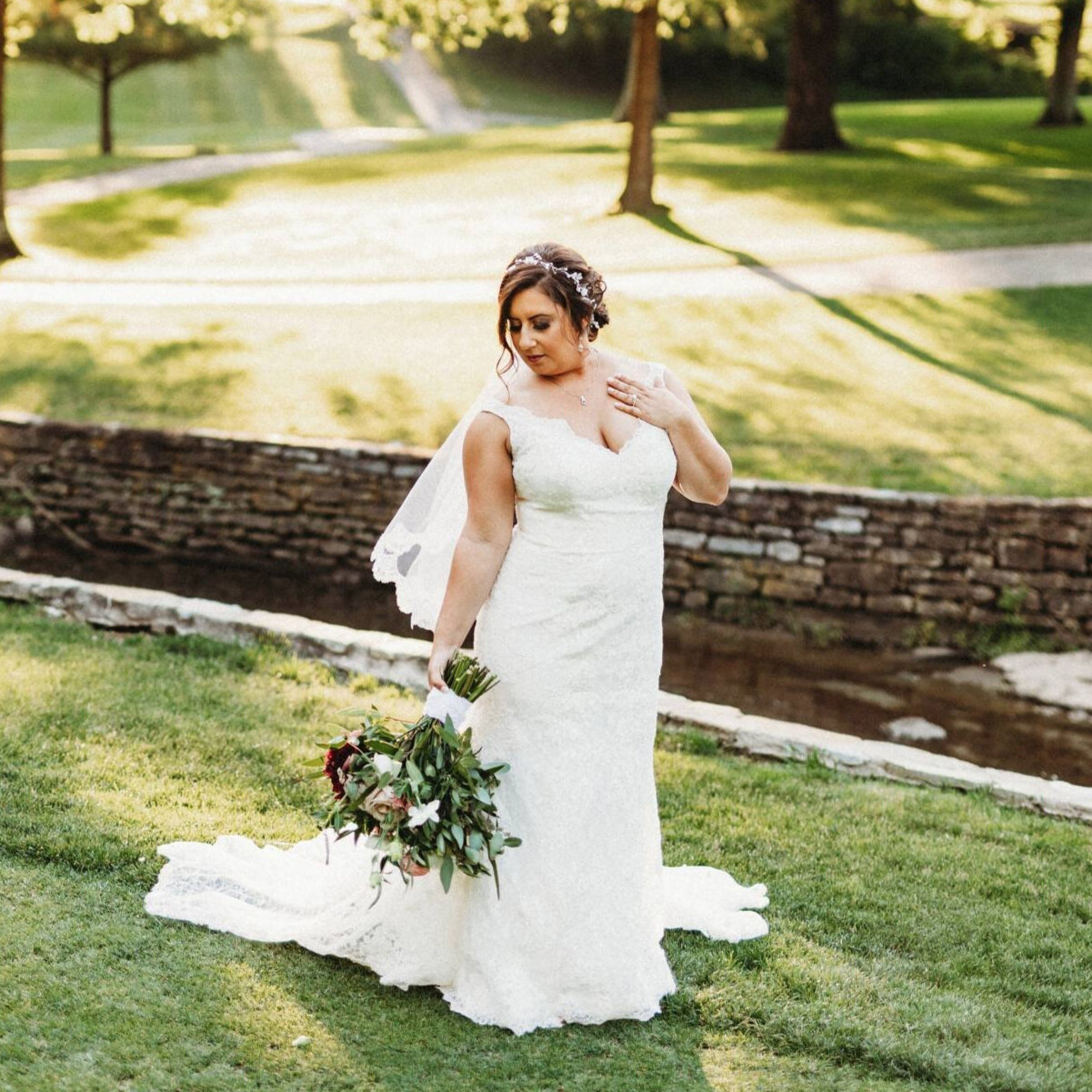                                   Ashley + Shea's Classic Southern Wedding