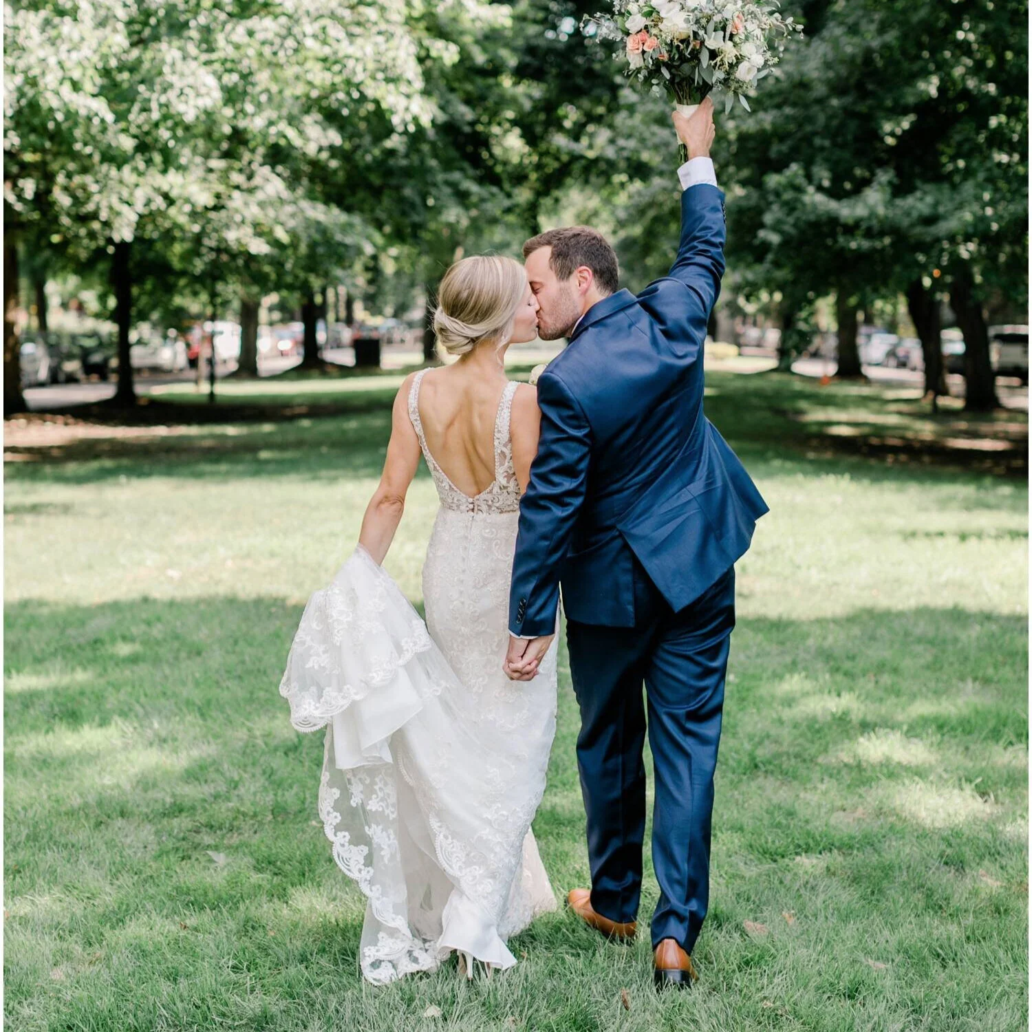                                      Kathryn + Matt's Simply Romantic Wedding