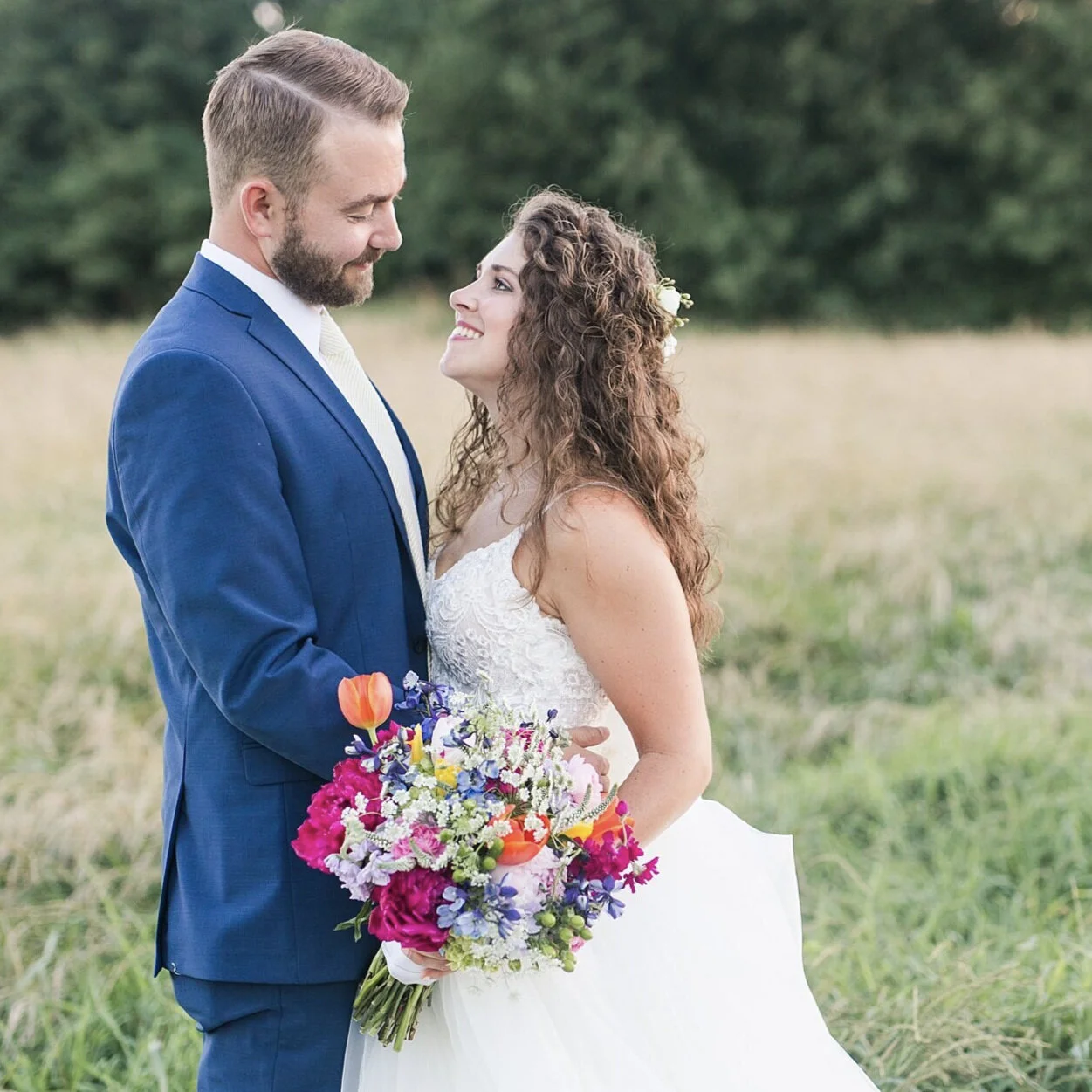                                   Macy + Brandon's Bright, Beautiful Wedding