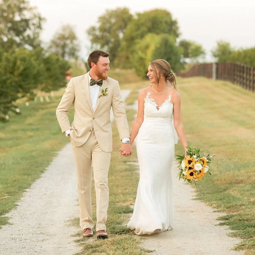                                       Jessie + Nick's Perfect Rustic Wedding