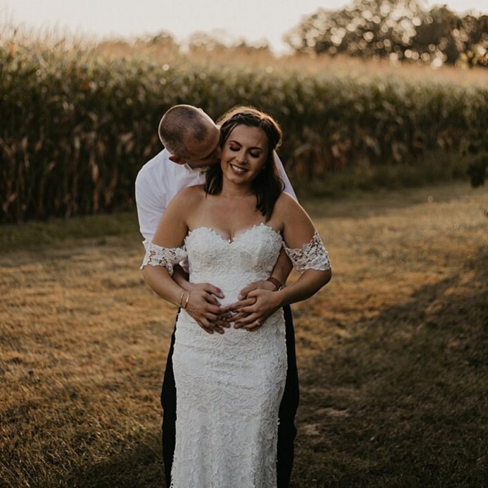                                             Natalie + Luke's Intimate Wedding
