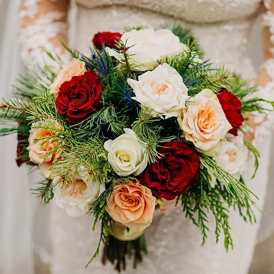 Erin + Kyle's Intimate December Wedding