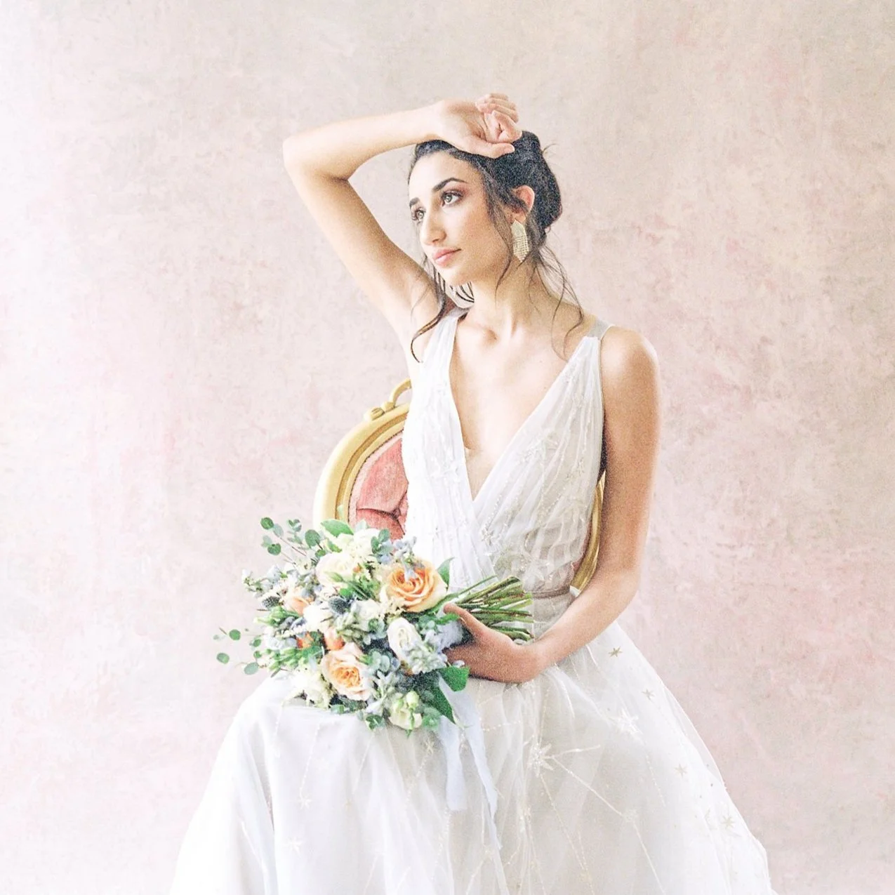                            Modern, Boho, Chic, Ethereal Styled Bridal Shoot