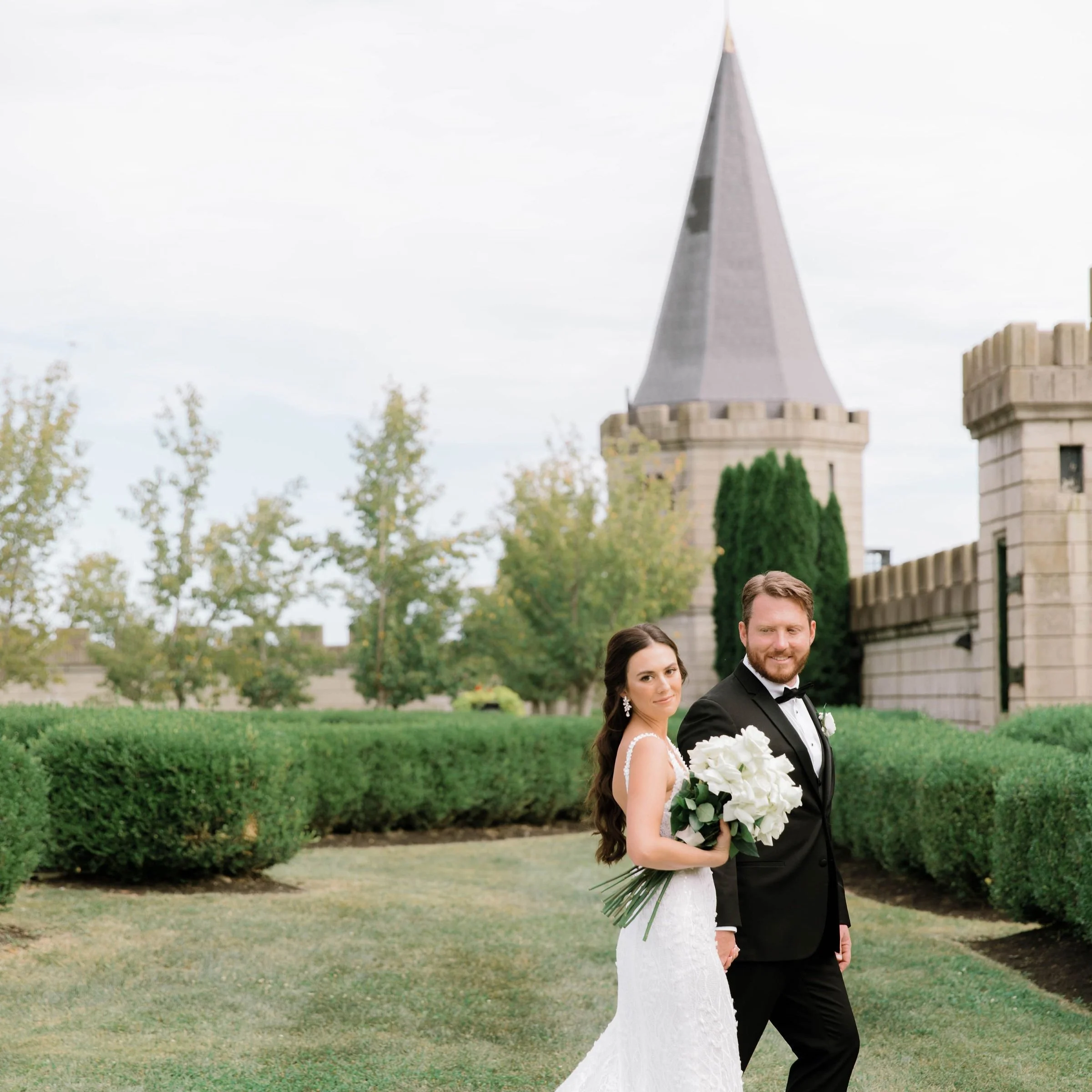                                    Summer + Pasha's Kentucky Castle Wedding