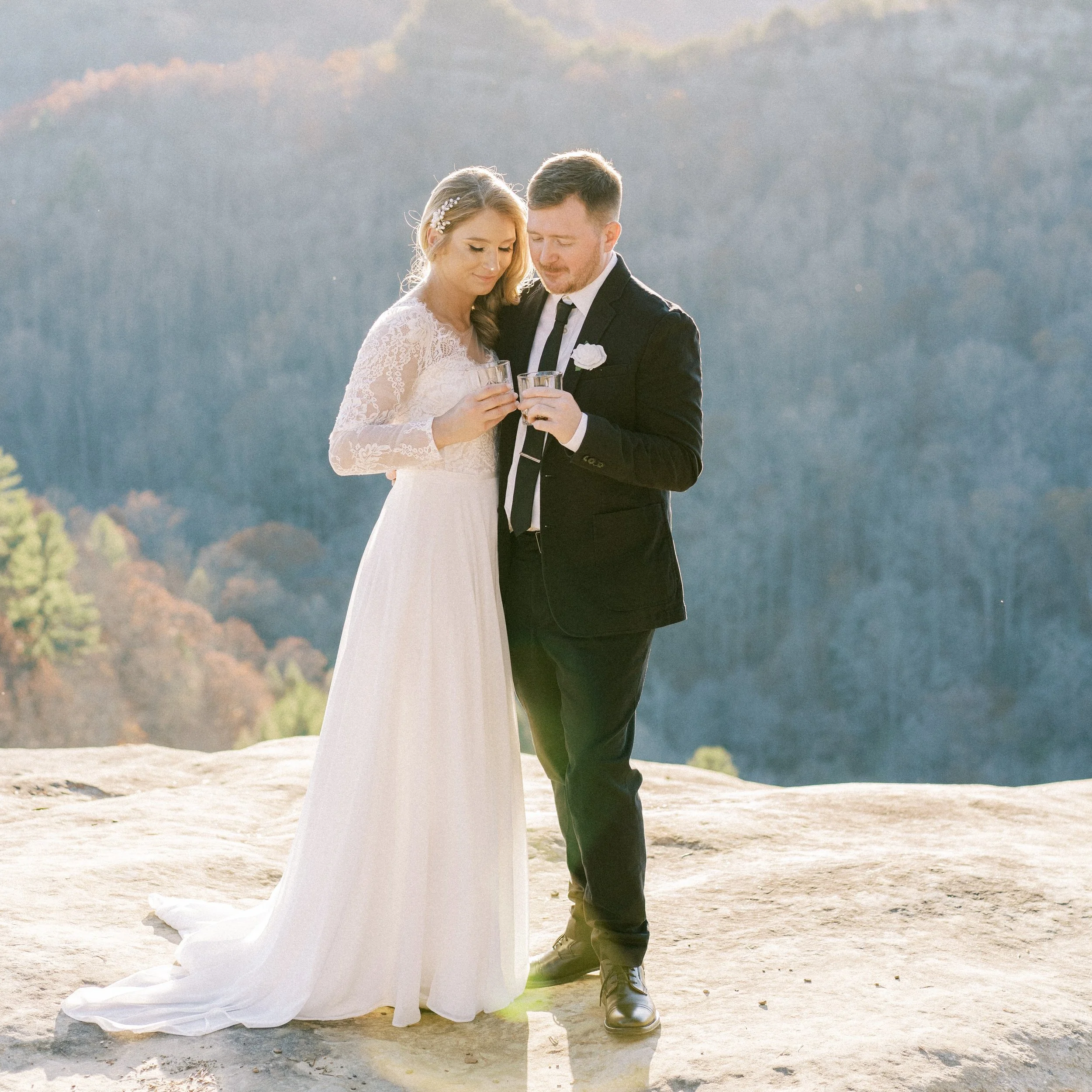                                      Demi + David's Red River Gorge Wedding