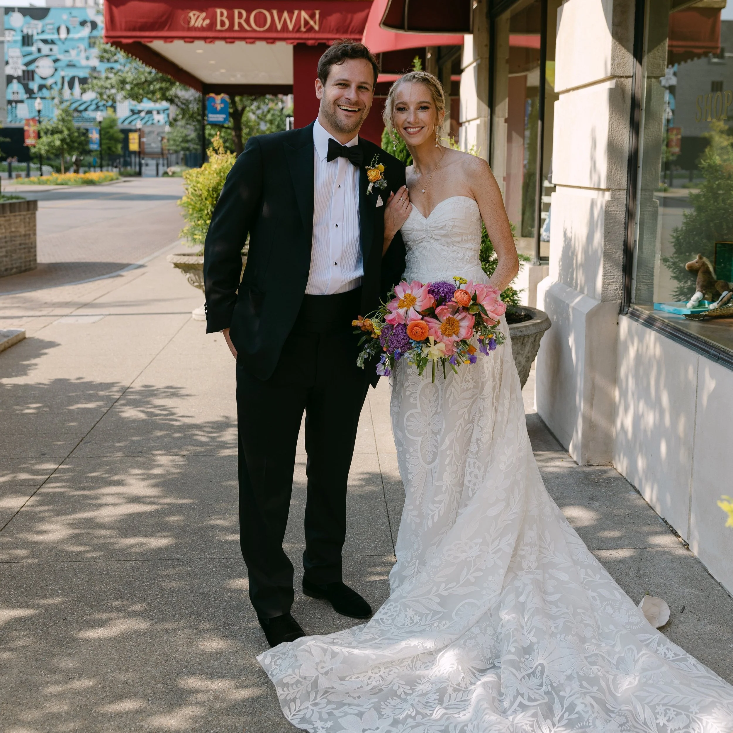                                                     Meg + Jay's Louisville Wedding