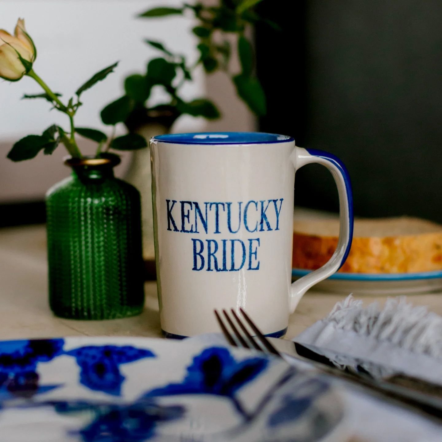 Our KB mugs are finally restocking and available for pre-order on our website! They'll ship just in time for Christmas! 🎅 #mykentuckybride