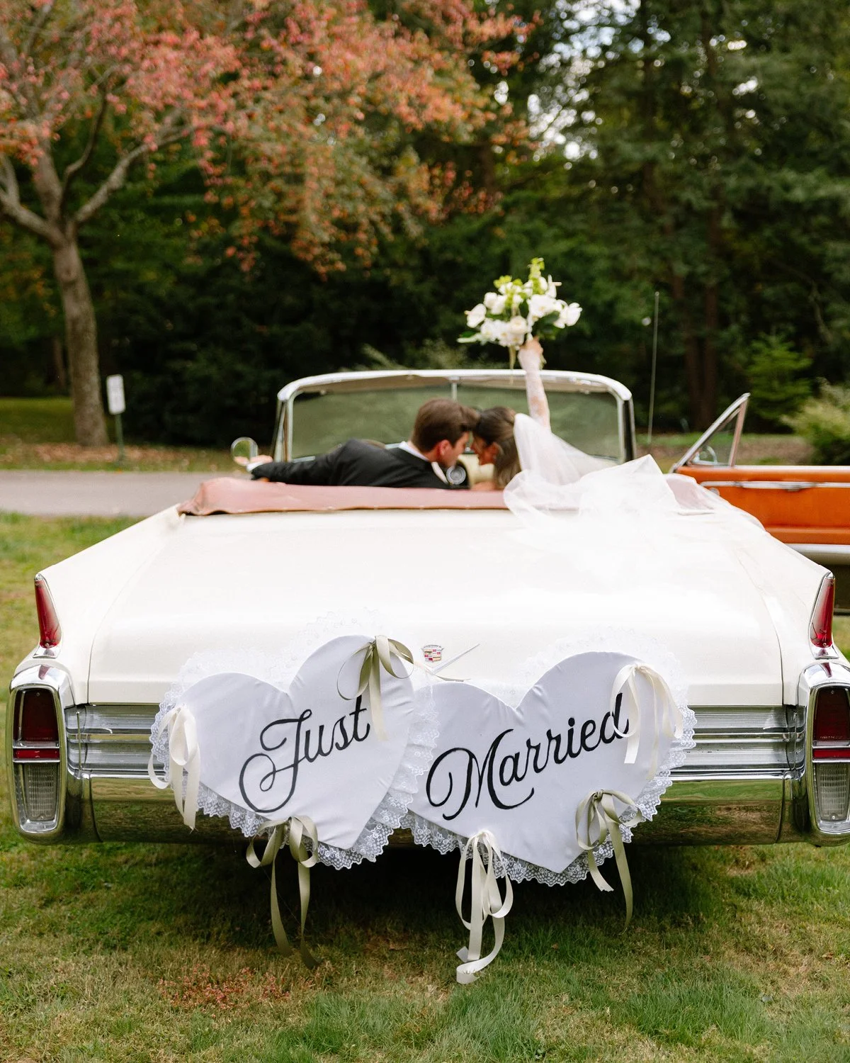 For Kendra (our cover bride!) and Lowell, the celebration began before the ceremony. With champagne waiting and live music welcoming guests, the couple wanted their wedding to feel festive from the very start. You can see more of their wedding in our