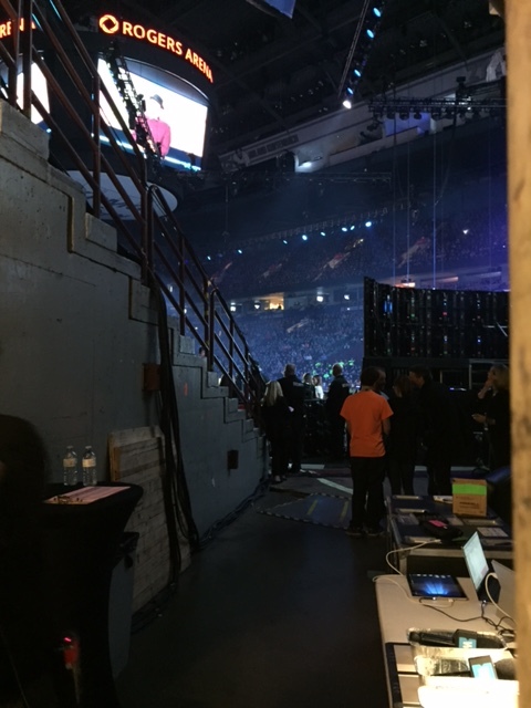 (This is backstage.)