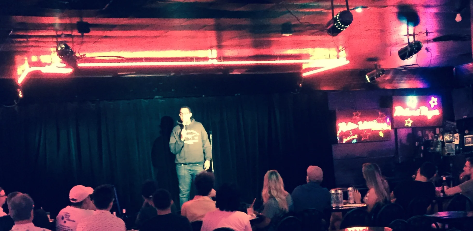 Perfoming at The Comedy Store