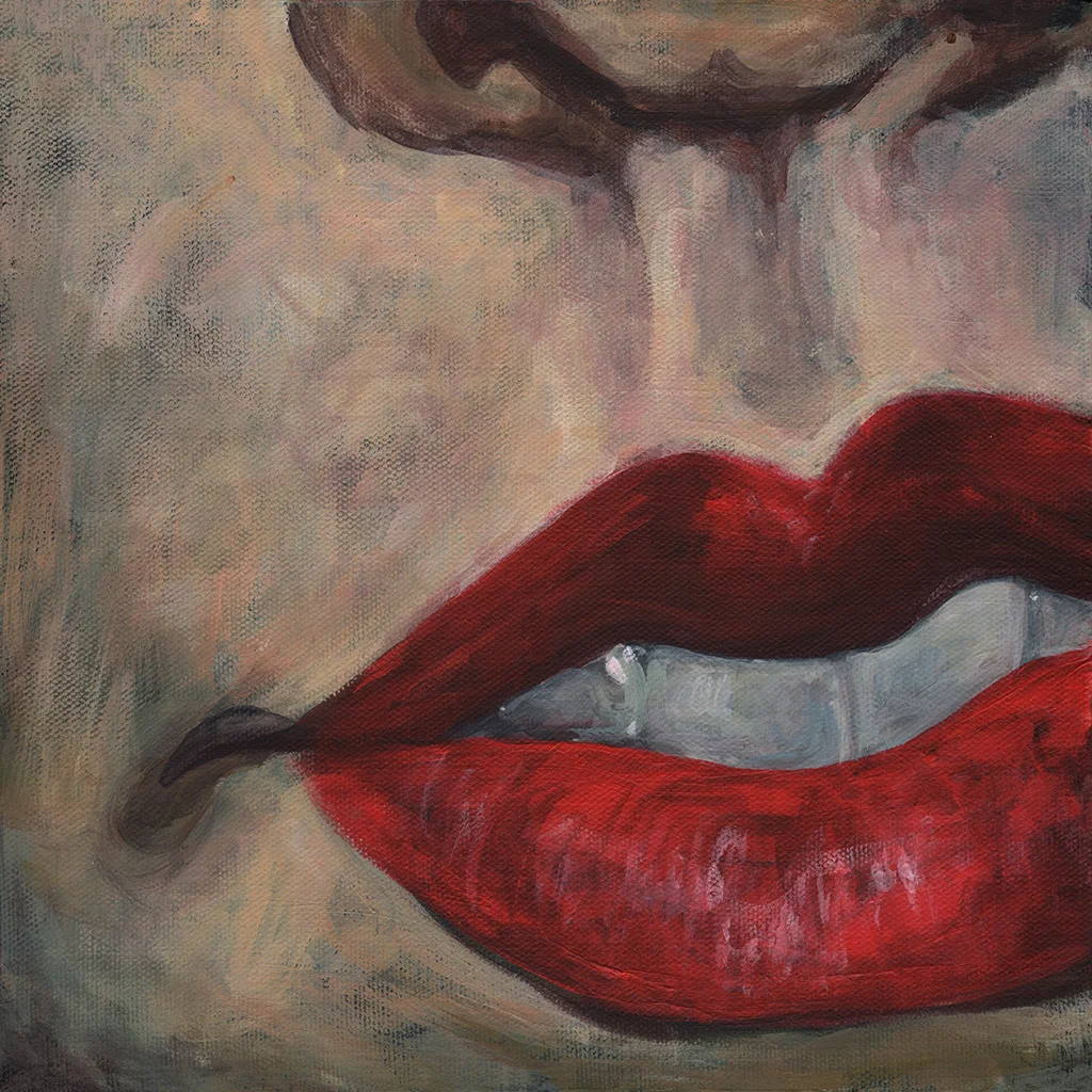 Self Portrait; Lips