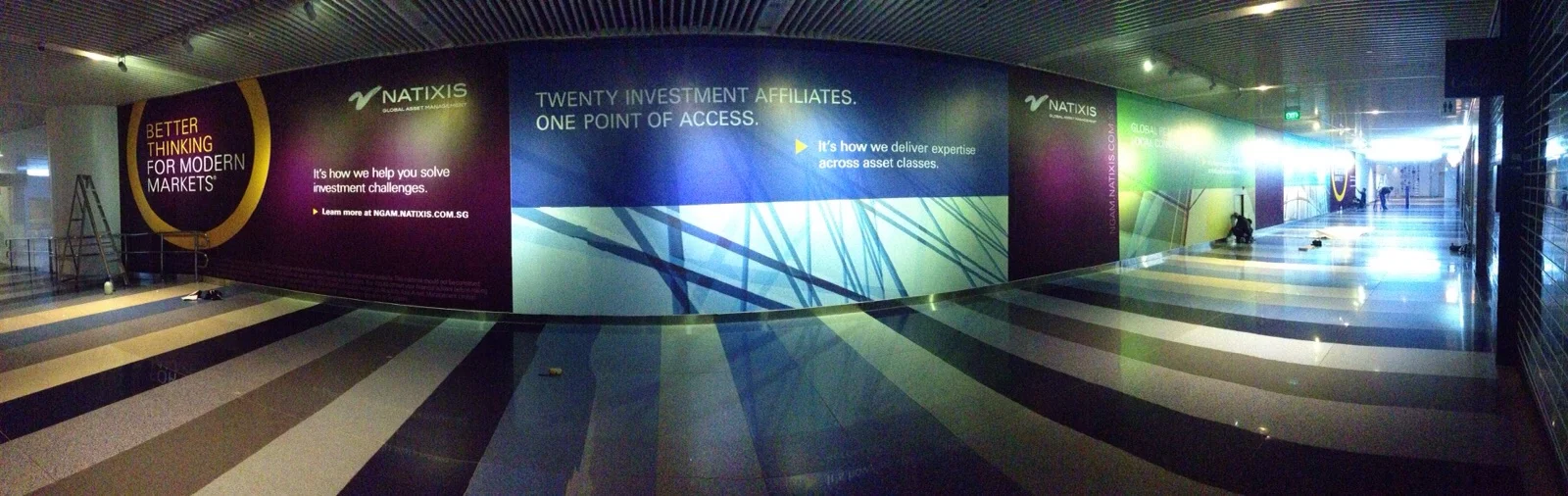 Multiple Print Ads – Brand Awareness – Singapore Train Station