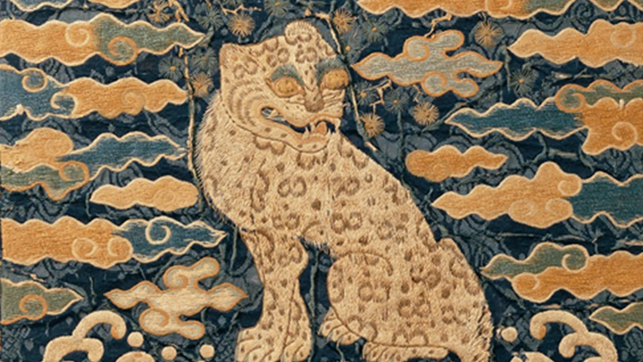 Embroidering with a Brush: Painting Korean Official’s Rank Badge (흉배: Hyoongbae)