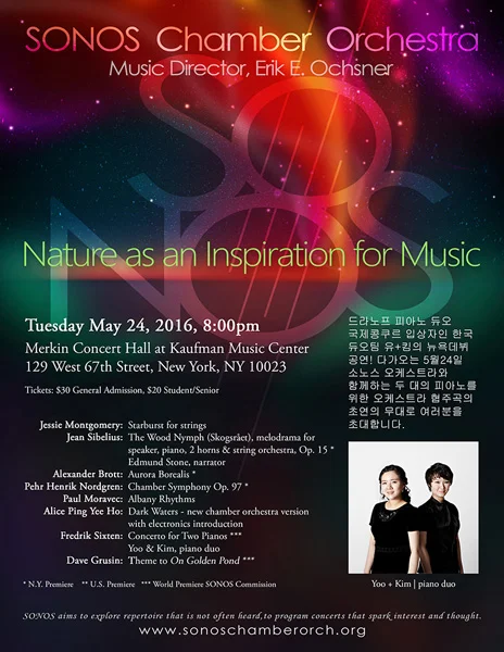 SONOS Chamber Orchestra: Nature as an inspiration for Music