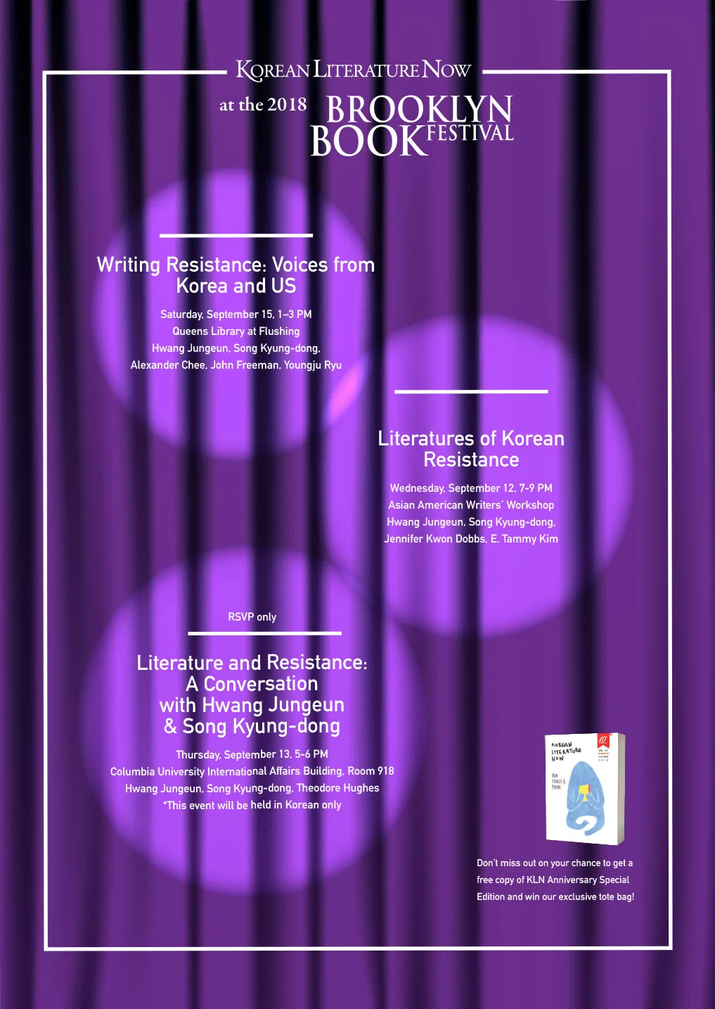 Writing Resistance: Voices from Korea and US