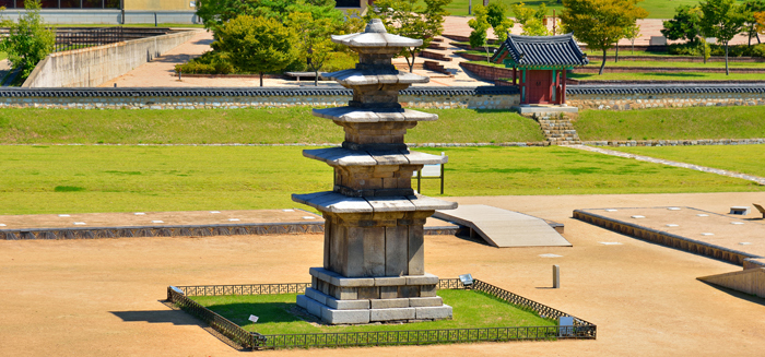2. Jeongnimsa Temple Site. The temple site during the Baekje period is located in Dongnam-ri, Buyeo-eup, in which a five-story stone pagoda and a stone seated Buddha remain.