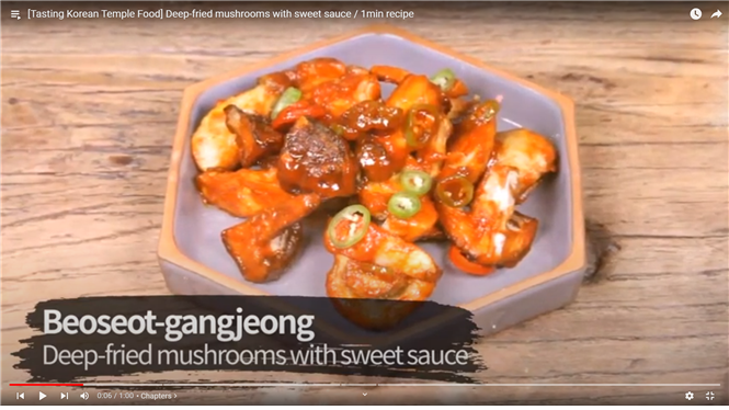 [Tasting Korean Temple Food-1 minute Recipe] EP.04