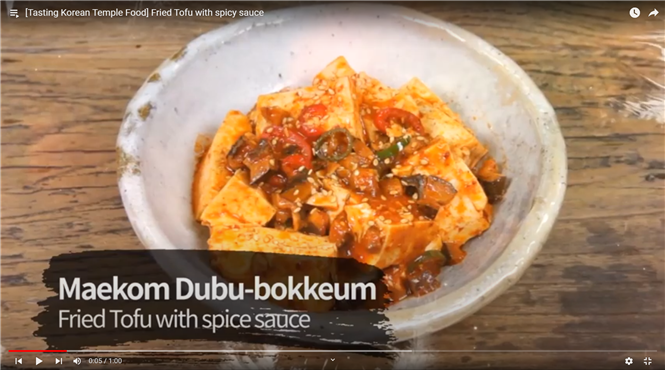 [Tasting Korean Temple Food-1 minute Recipe] EP.06