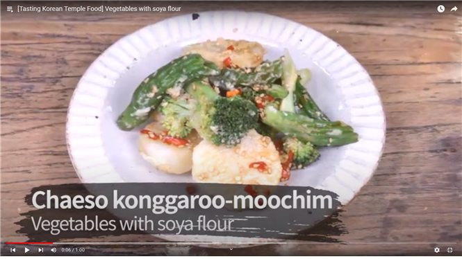 [Tasting Korean Temple Food-1 minute Recipe] EP.07