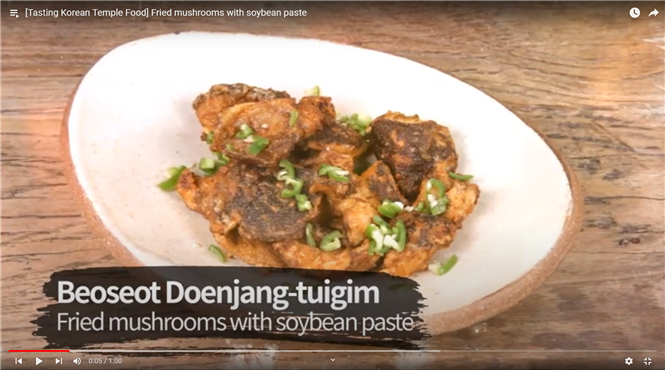[Tasting Korean Temple Food-1 minute Recipe] EP.08
