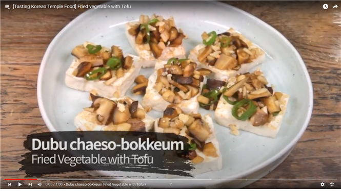 [Tasting Korean Temple Food-1 minute Recipe] EP.09