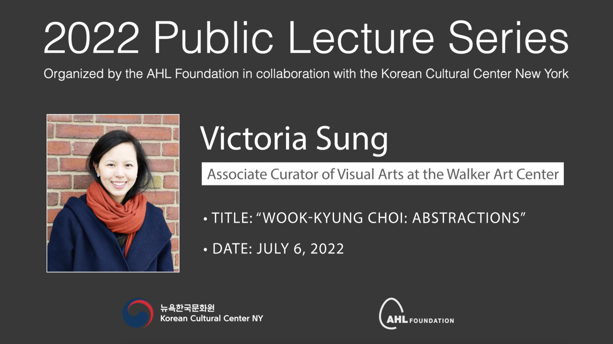 2022 Online Public Lecture Series 2 <Wook-Kyung Choi: Abstractions>