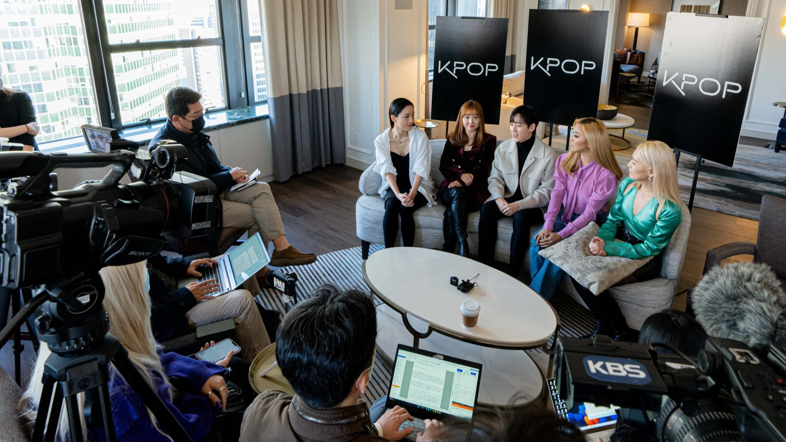 Press Event for the Broadway Musical "K-POP"