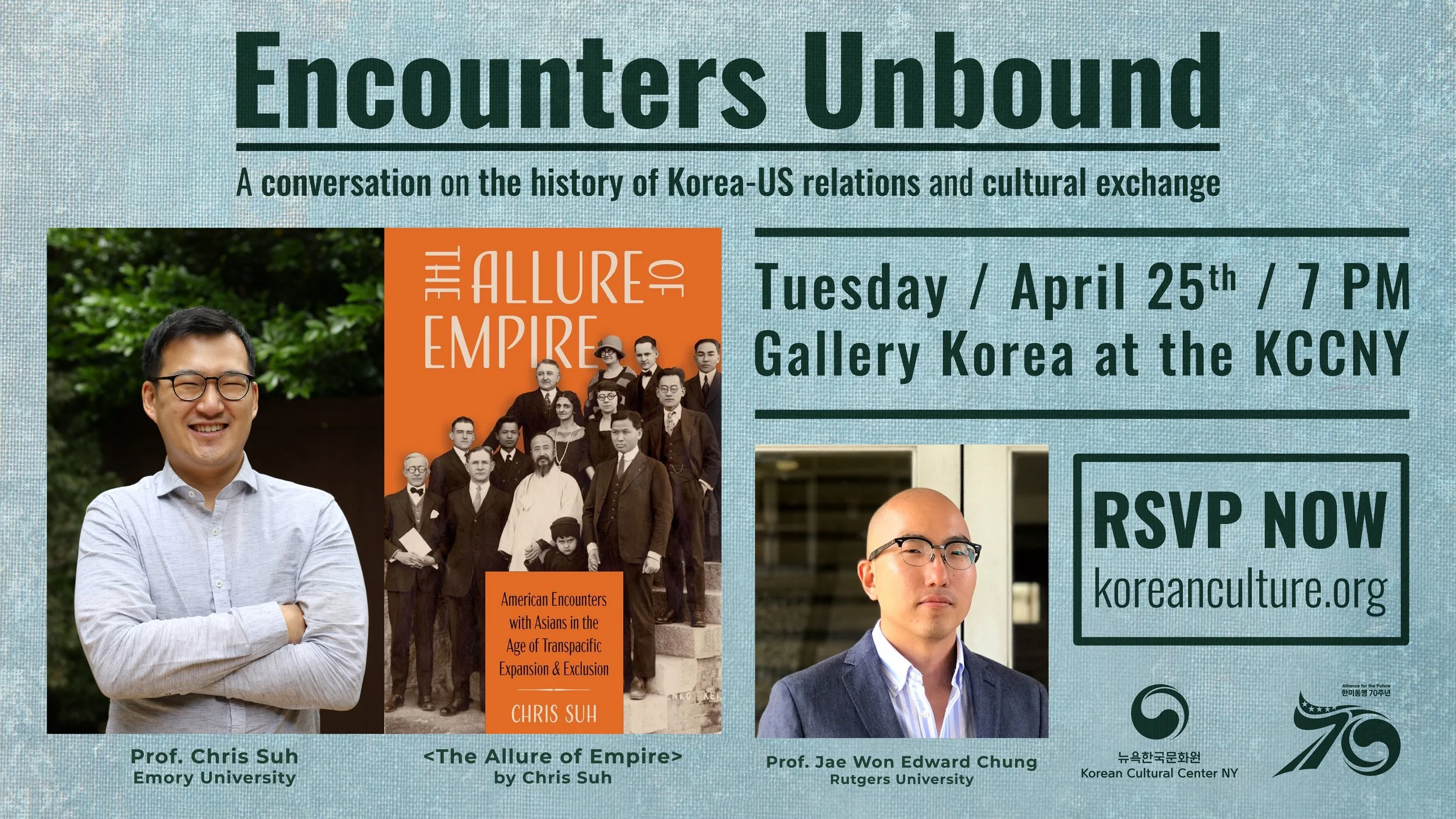Encounters Unbound: A conversation on the history of Korea-US relations and cultural exchange