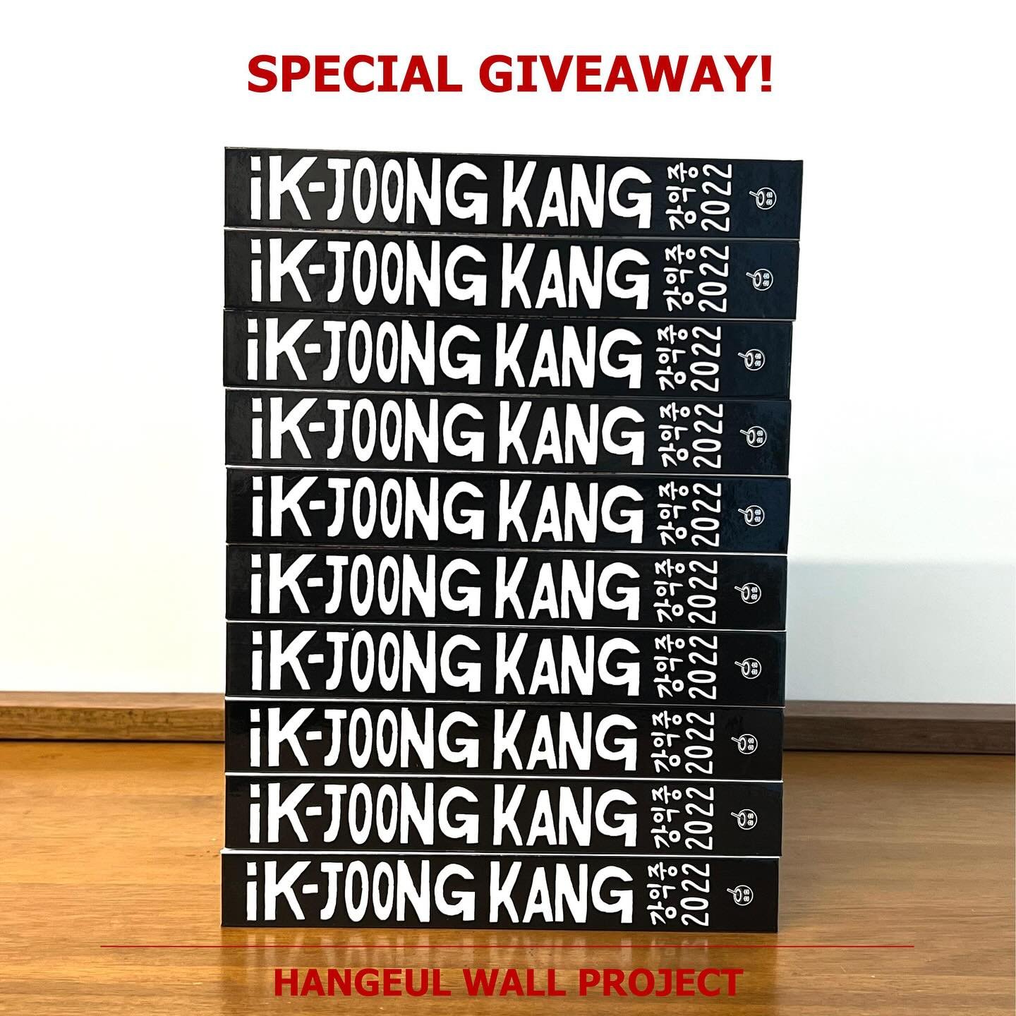 [📣 Special Giveaway] 

To celebrate the ongoing Hangeul Wall Project and reaching 10,000+ friends in our community, we&rsquo;re excited to announce a special giveaway for 10 lucky participants! Winners will receive an exclusive signed catalogue by I