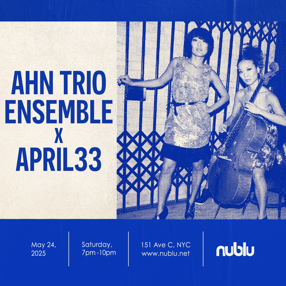AHN TRIO ensemble x April33