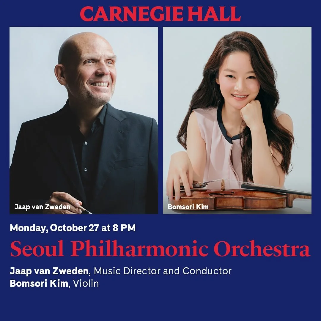 🎼✨SEOUL PHILHARMONIC ORCHESTRA at Carnegie Hall TICKET GIVEAWAY!✨🎼

Experience an unforgettable evening of world-class music as the Seoul Philharmonic Orchestra (@seoulphil ) takes the stage at Carnegie Hall! 

On Monday, October 27, 2025, witness 