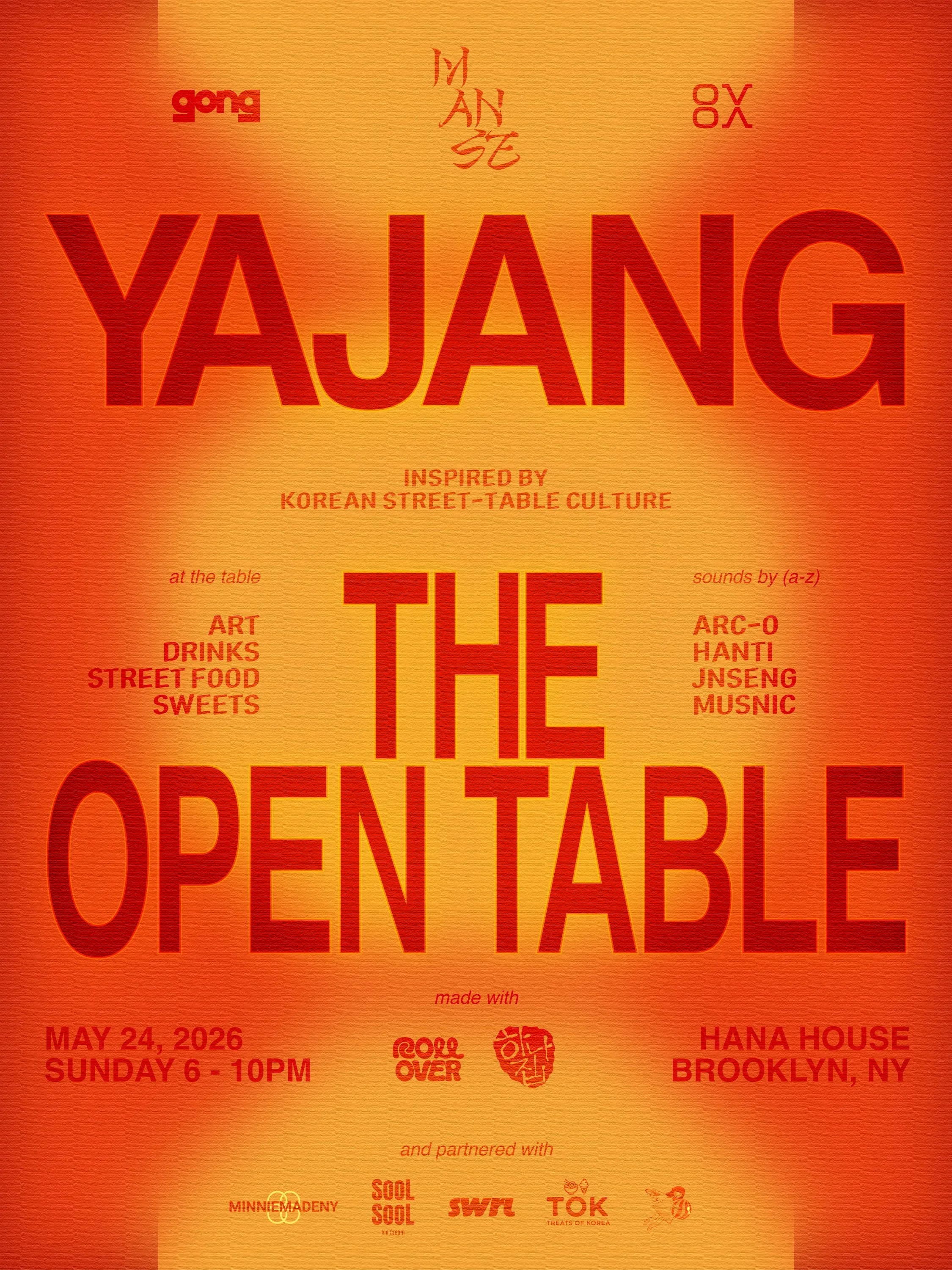 YAJANG: The Open Table